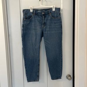 Old Navy Mid-Rise Slouchy Taper Jean